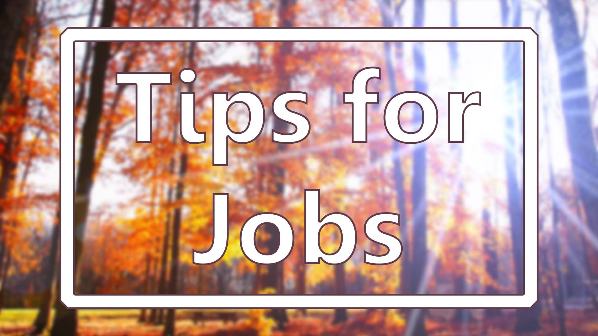 tip for jobs