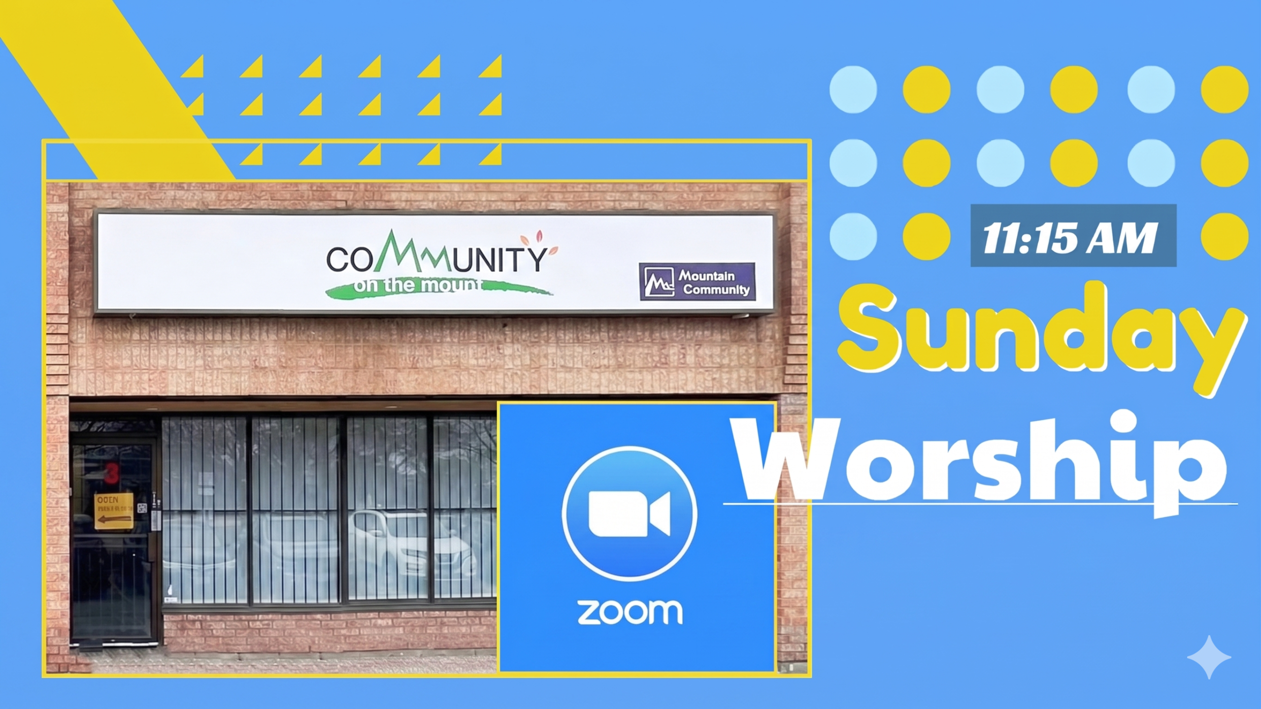 May 24, 11:15 AM – Sunday Worship: In-Person and Online via Zoom